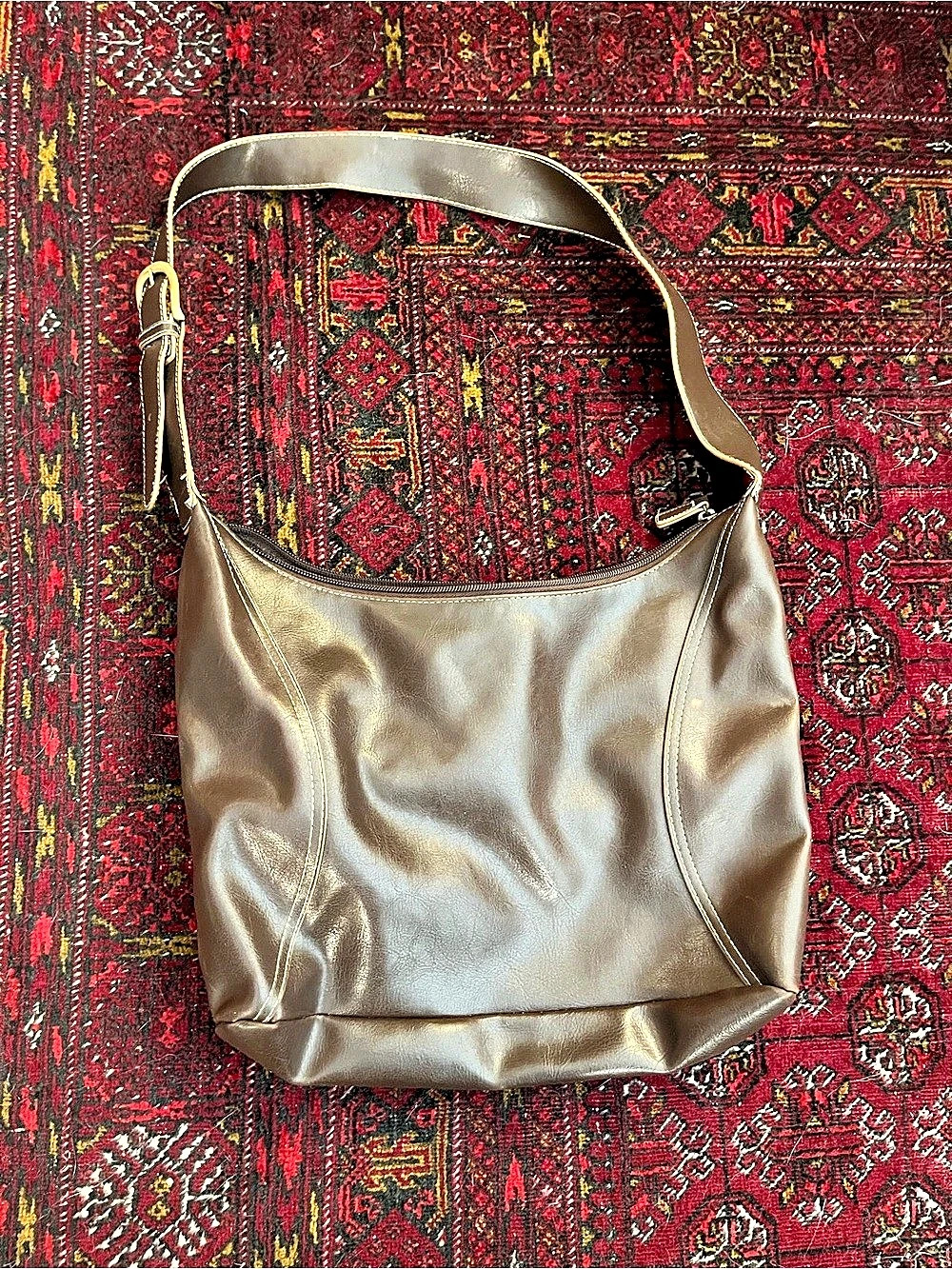 Brown Hobo Shoulder Bag
